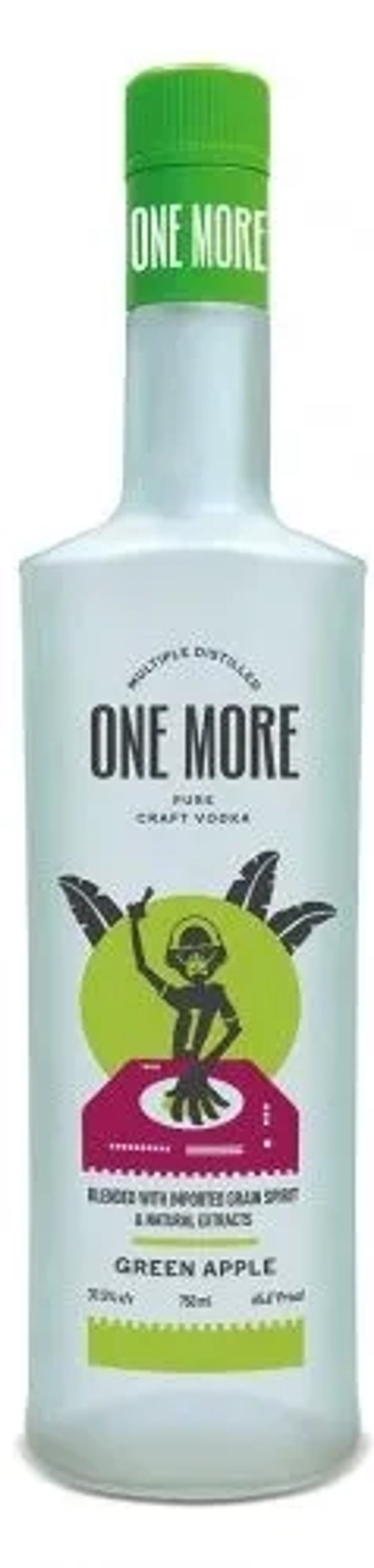 One More Green Apple 180ml price in Indore