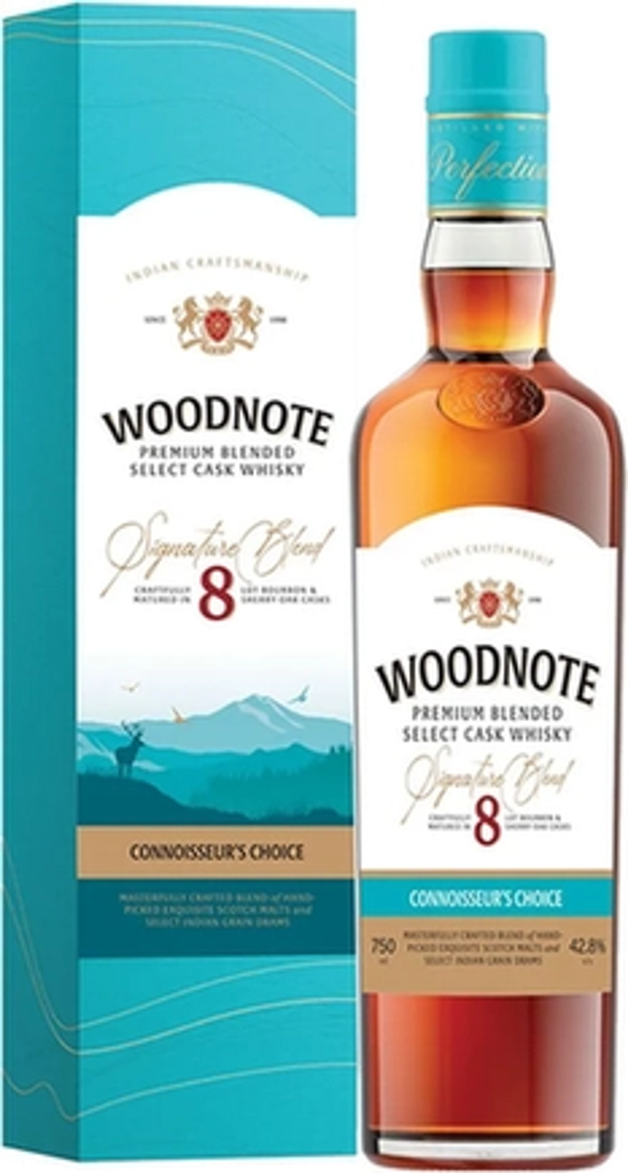 Woodnote Premium Blended Select Cask Whisky 750ml price in Pune