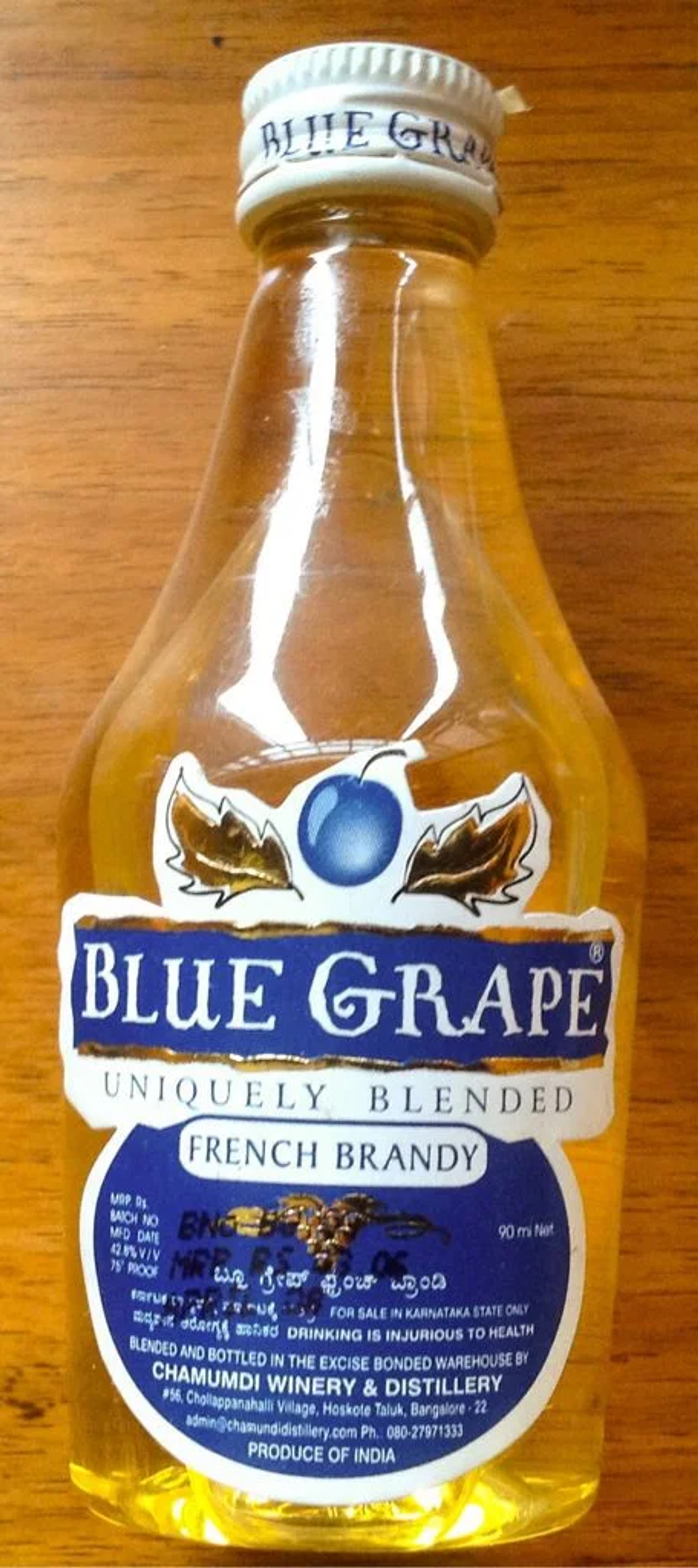 Blue Grape French Brandy 750ml price in Kolkata