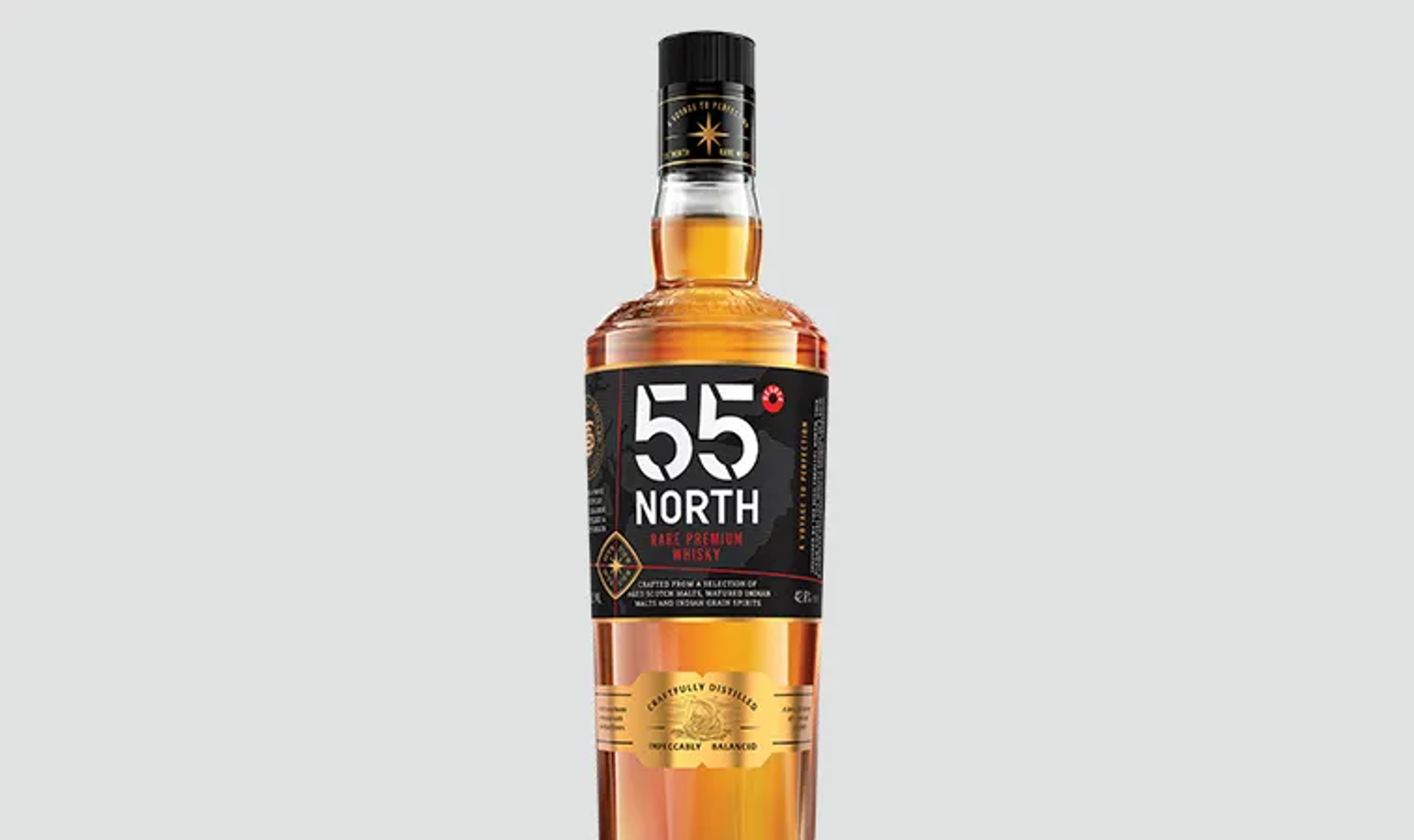 55 Degree North Rare Prem. Whisky 750ml price in Agra