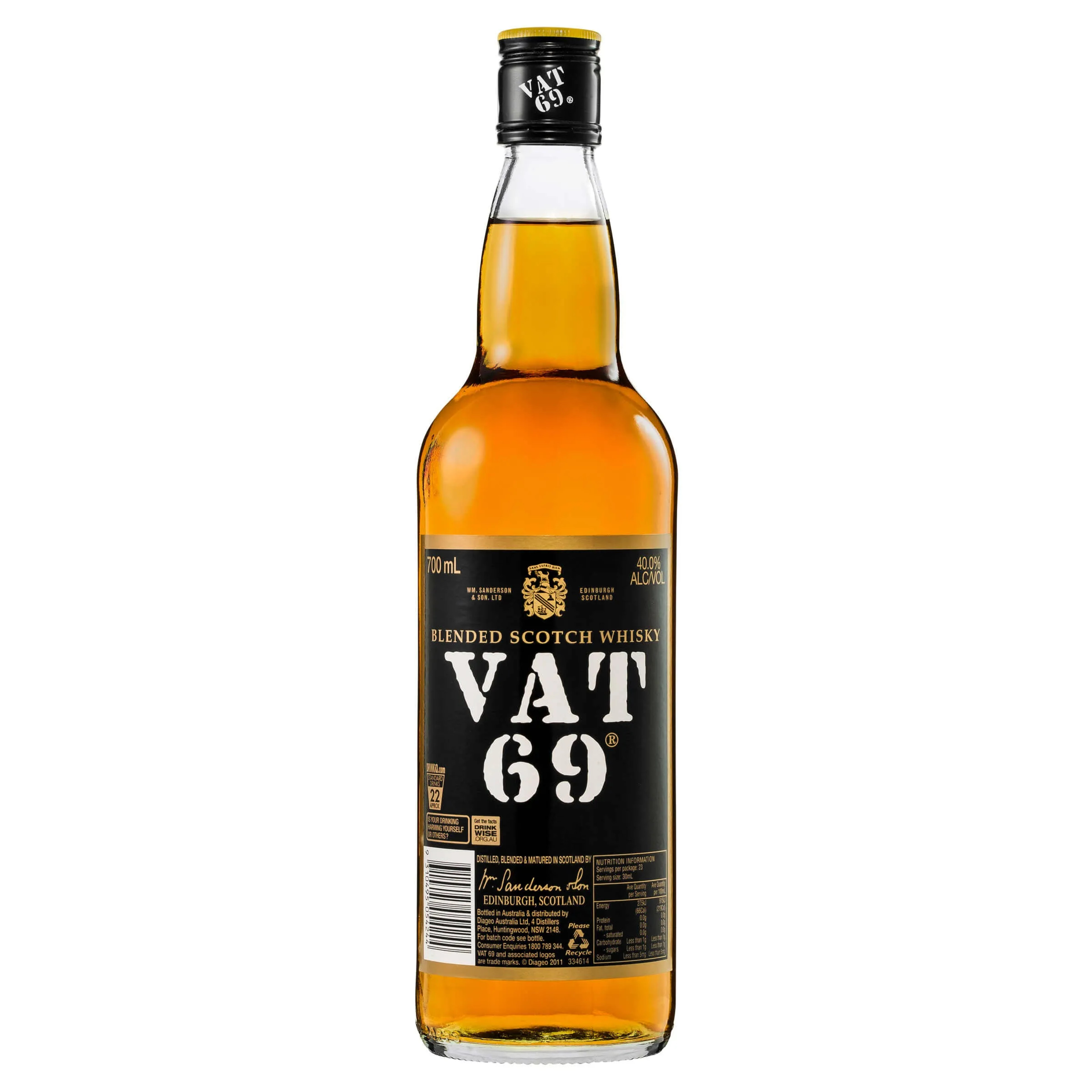 Vat 69 Blended Scotch Whisky price in Kolkata