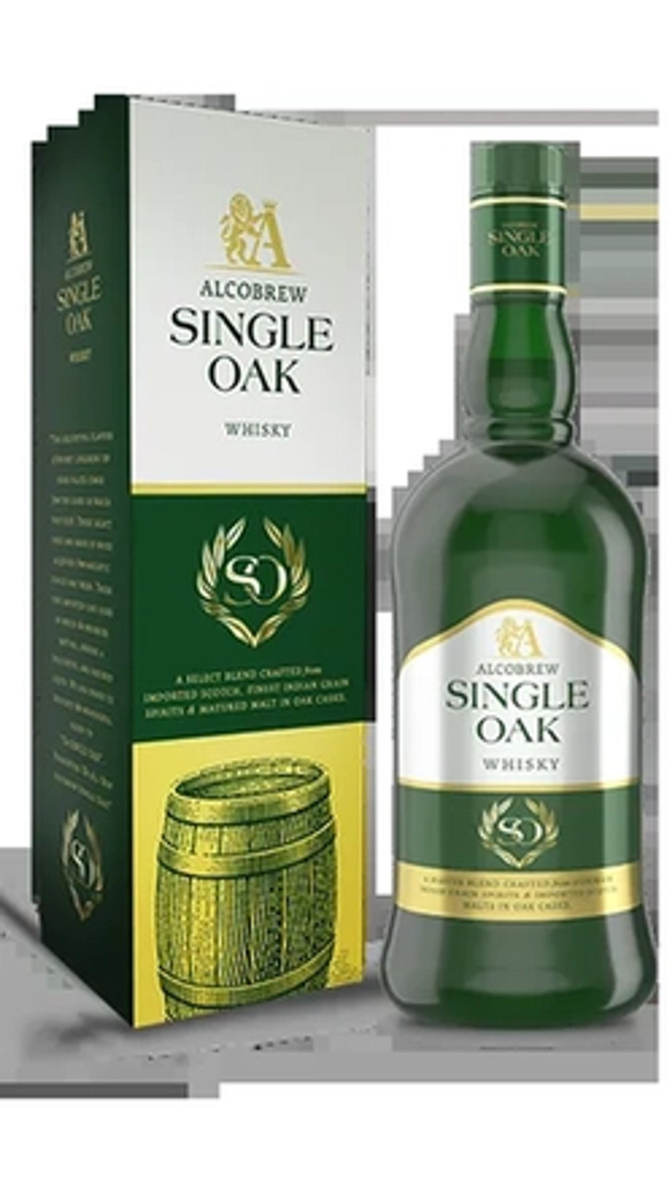 Alcobrew Alcobrew Single Oak Select Grain Whisky price in Mumbai