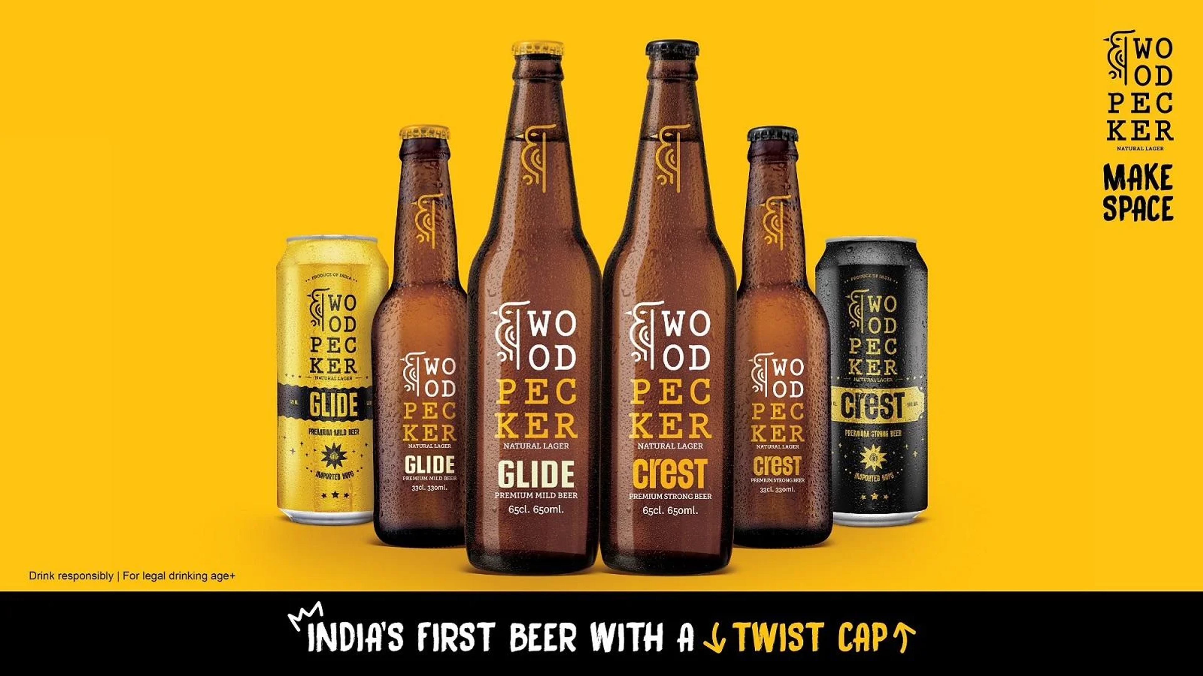 Woodpecker Natural Lager Crest Premium Strong Beer price in Asansol