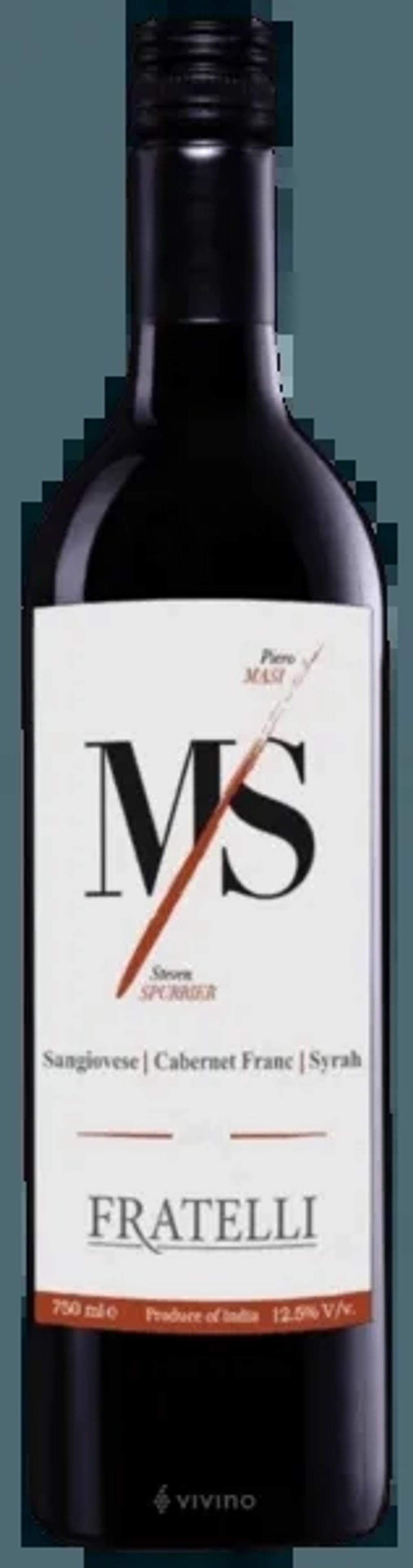 Fratelli Ms Sangiovese Cabernet Franc Syrah 750ml price in Gwalior