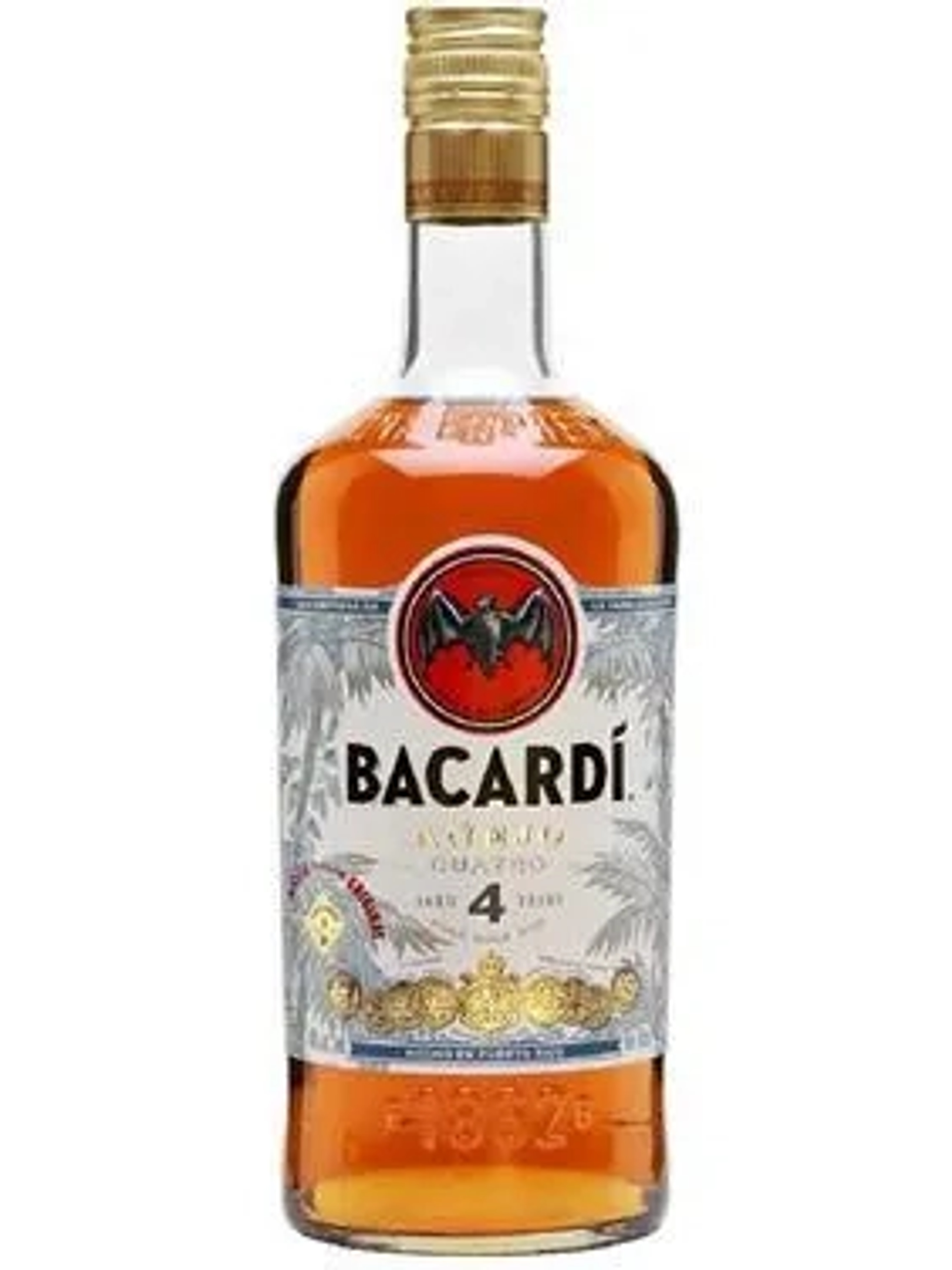Bacardi Anejo Cuatro 4 Year 750ml price in Agra