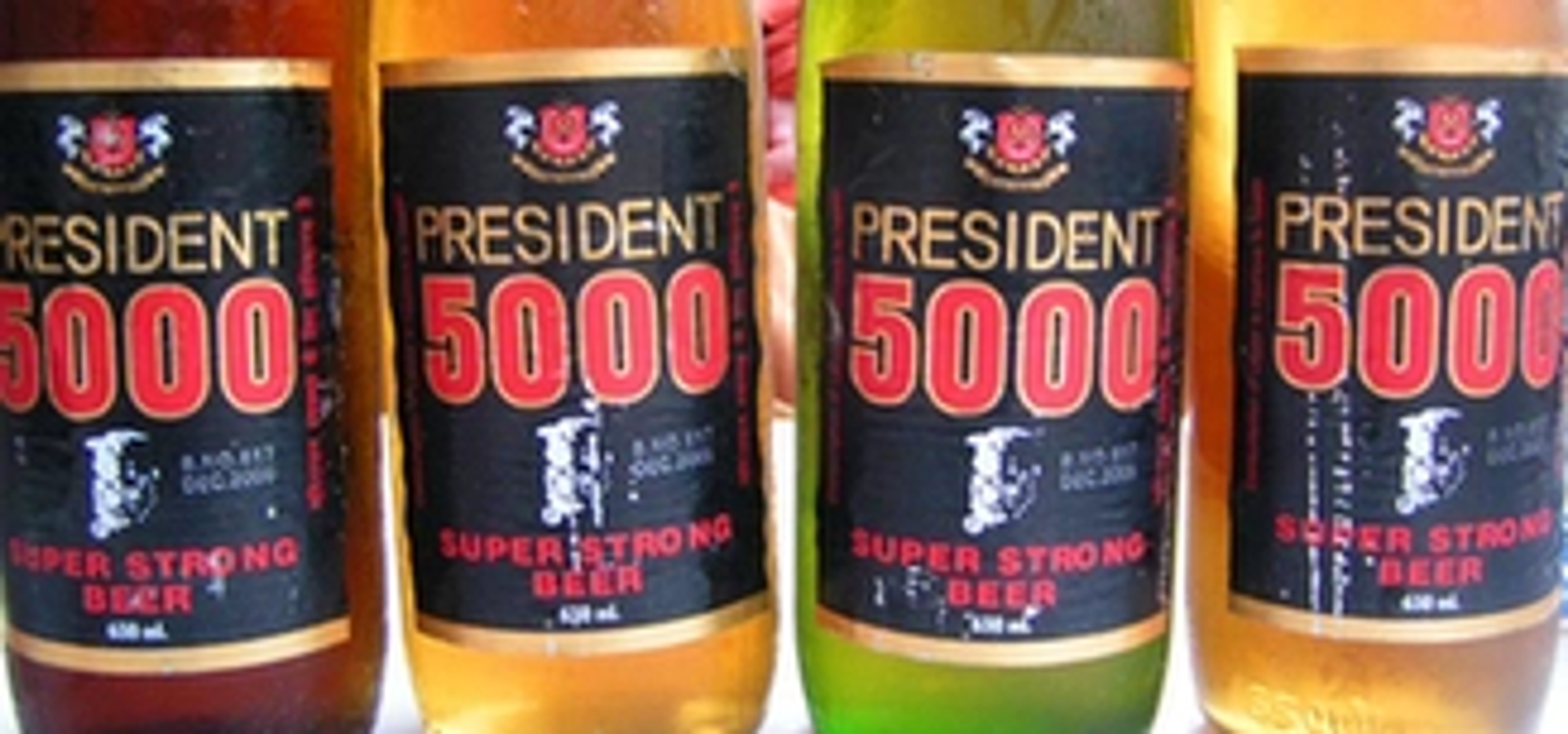 President 5000 Ultra Strong Super Premium Beer 650ml price in Warangal