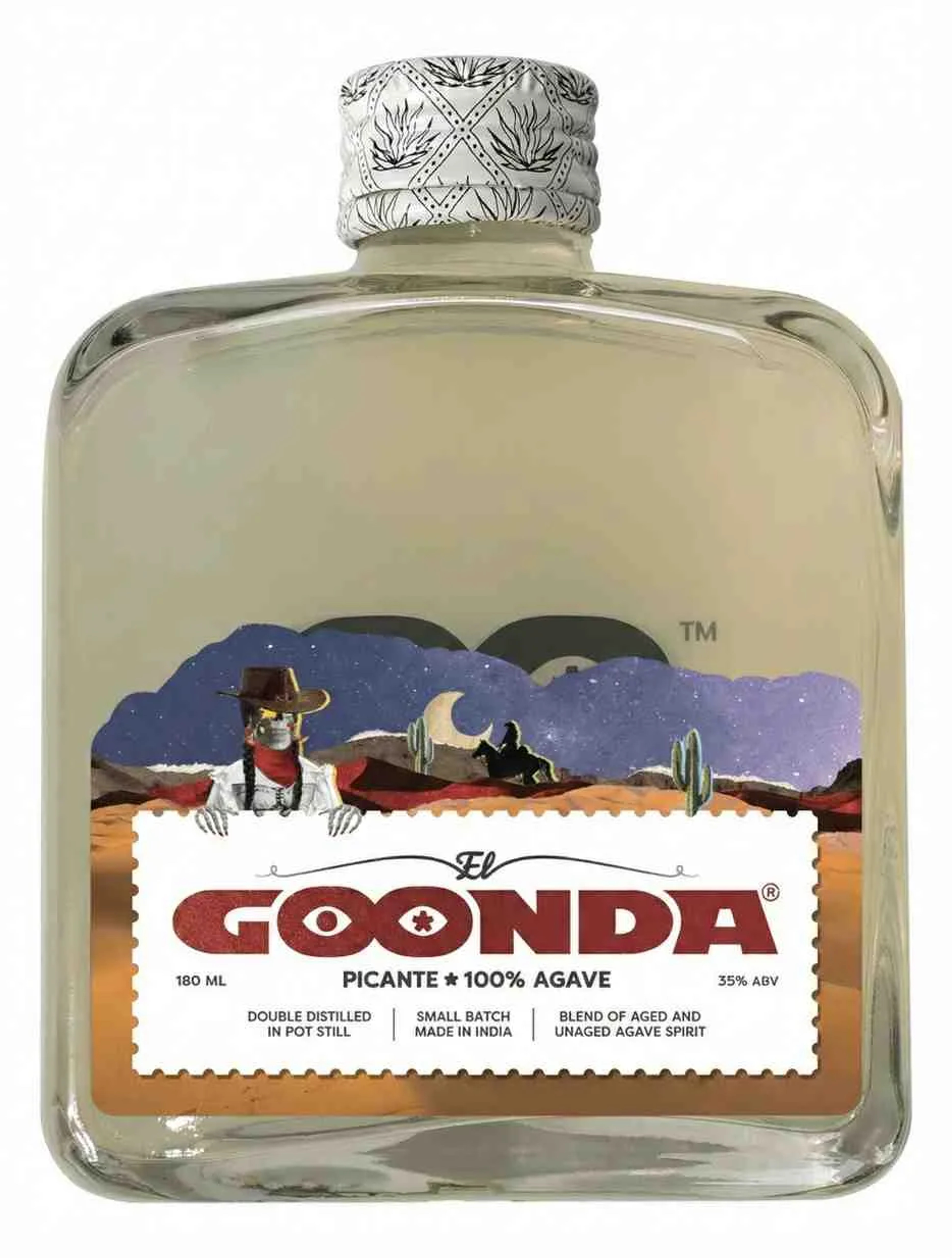 El Goonda 100% Agave Spirit - Picante 180ml price in Mumbai