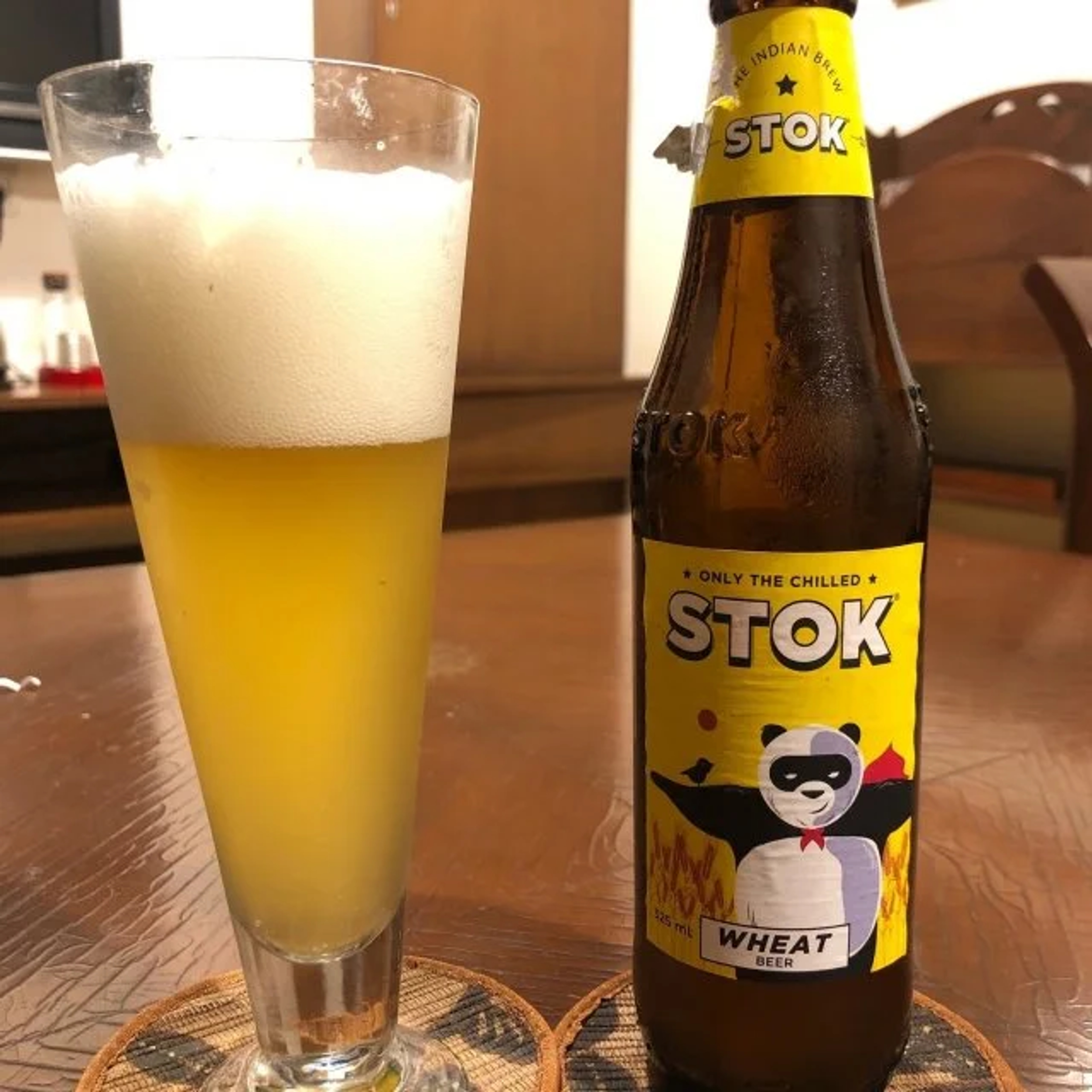 Stok Wheat Fine Beer Can price in Mumbai