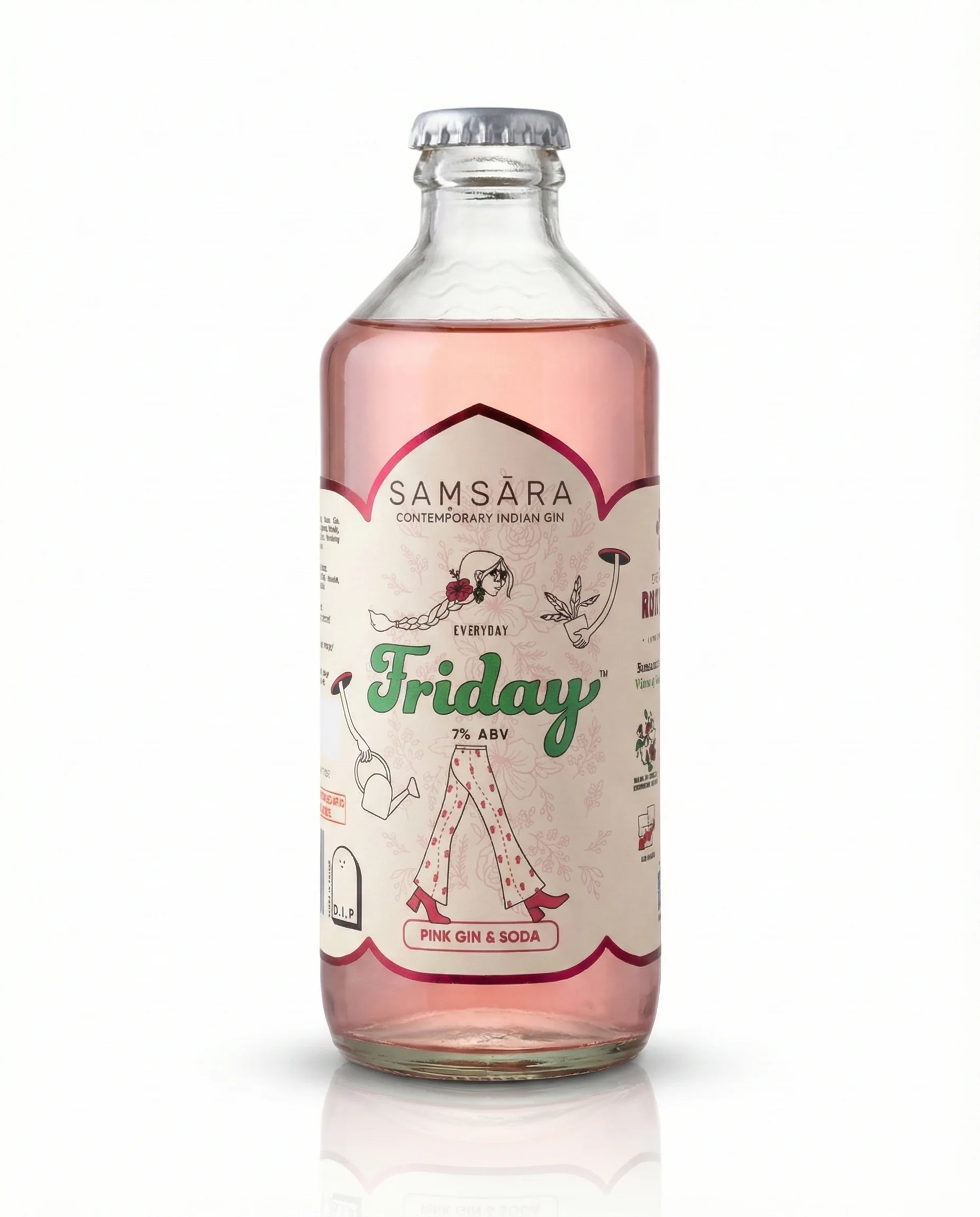 Everyday Friday x Samsara Pink Gin & Soda - Rose & Hibiscus price in Noida