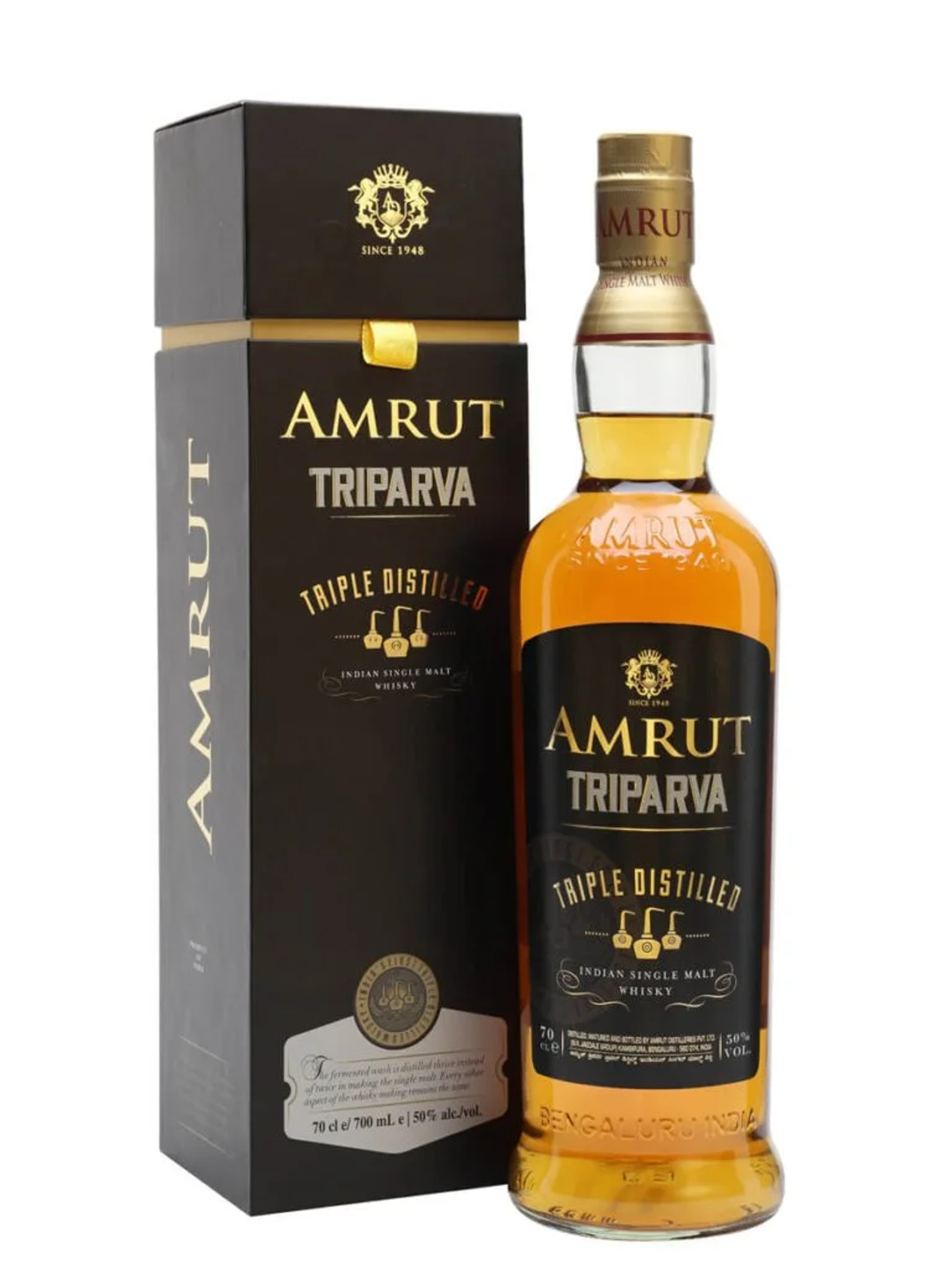 Amrut Triparva Triple Distilled Indian Single Malt Whisky price in Thane