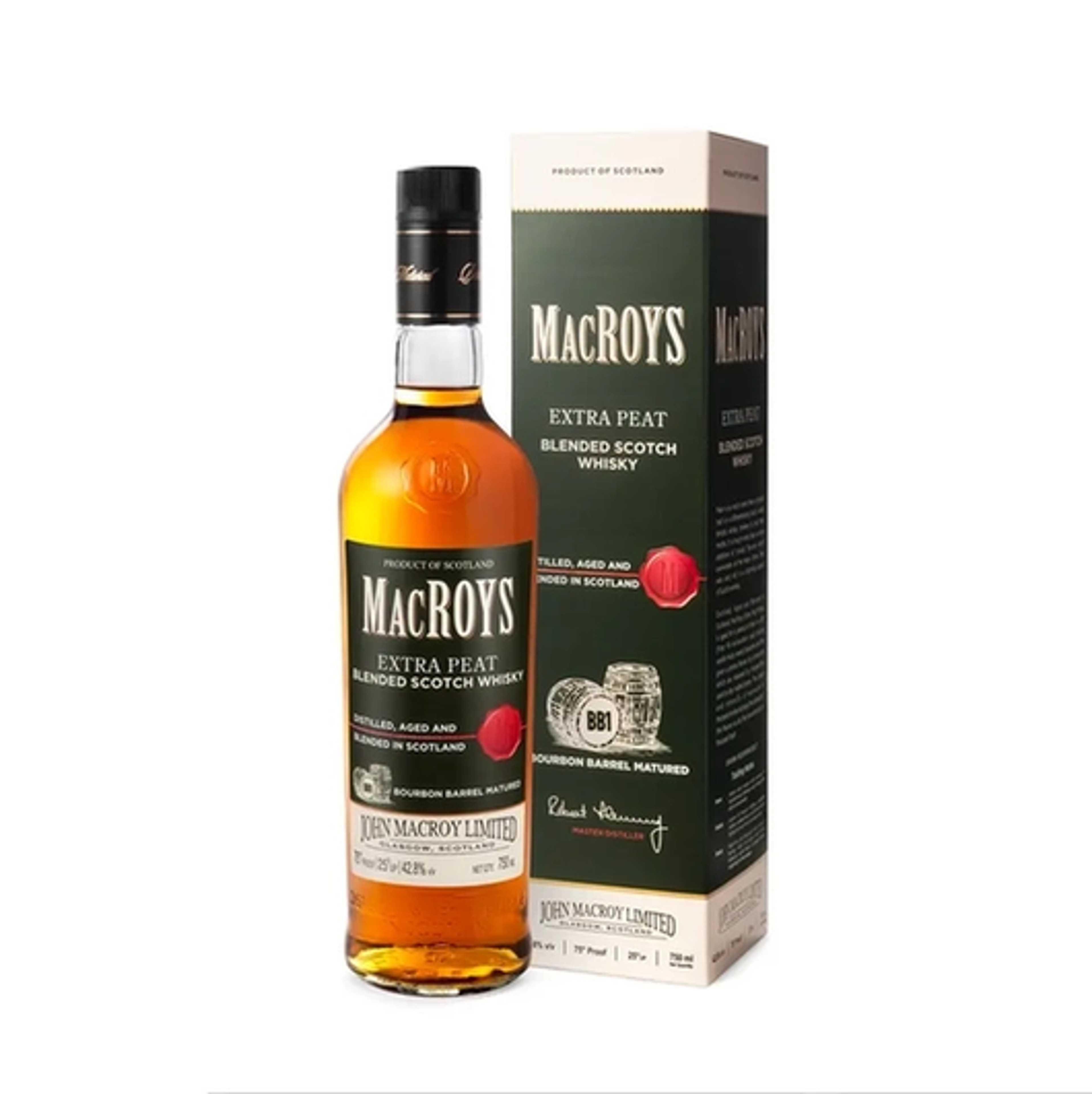 Macroys Macroys Extra Peat Blended Scotch Whisky 180ml price in Mysore