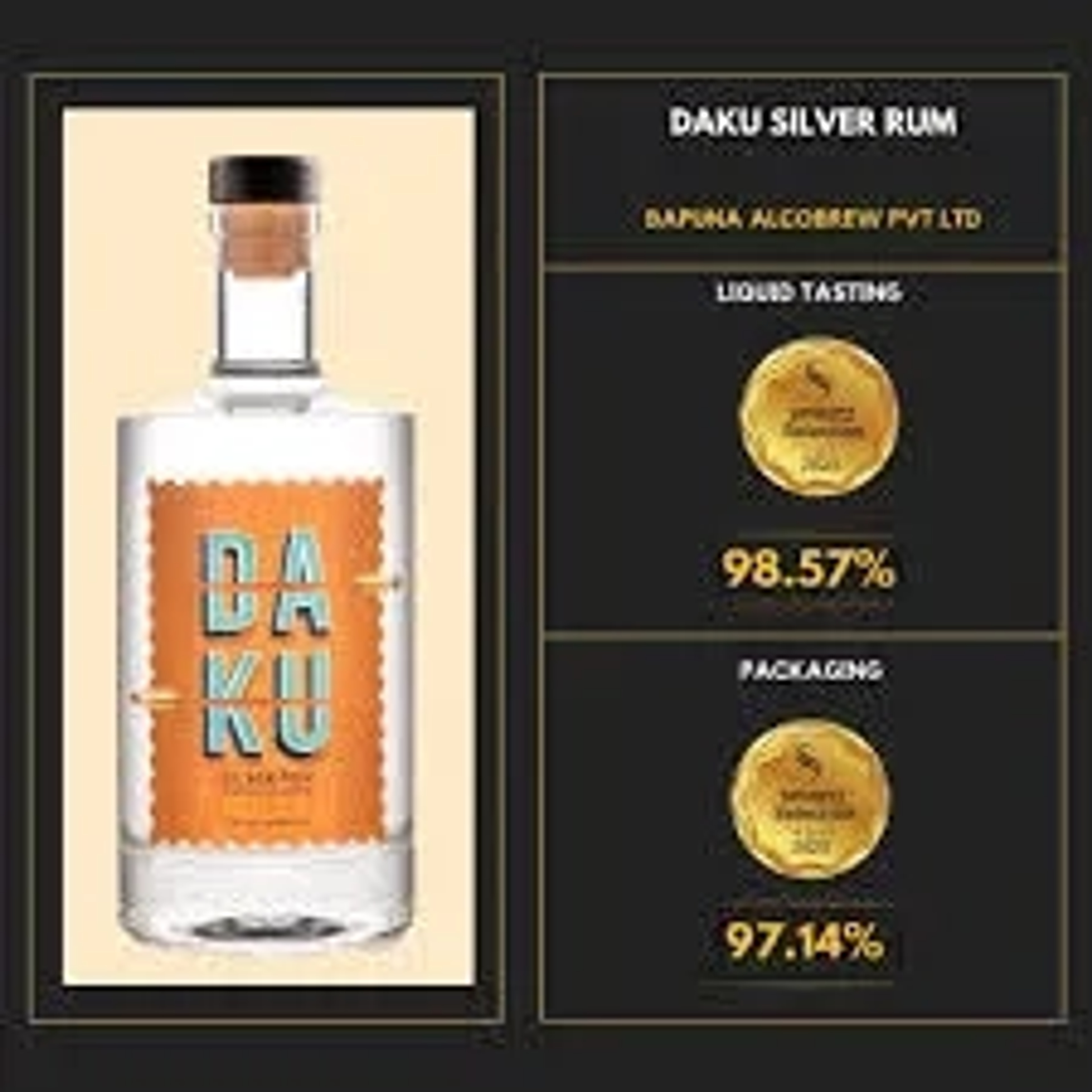 Daku Daku Silver Rum price in Nashik