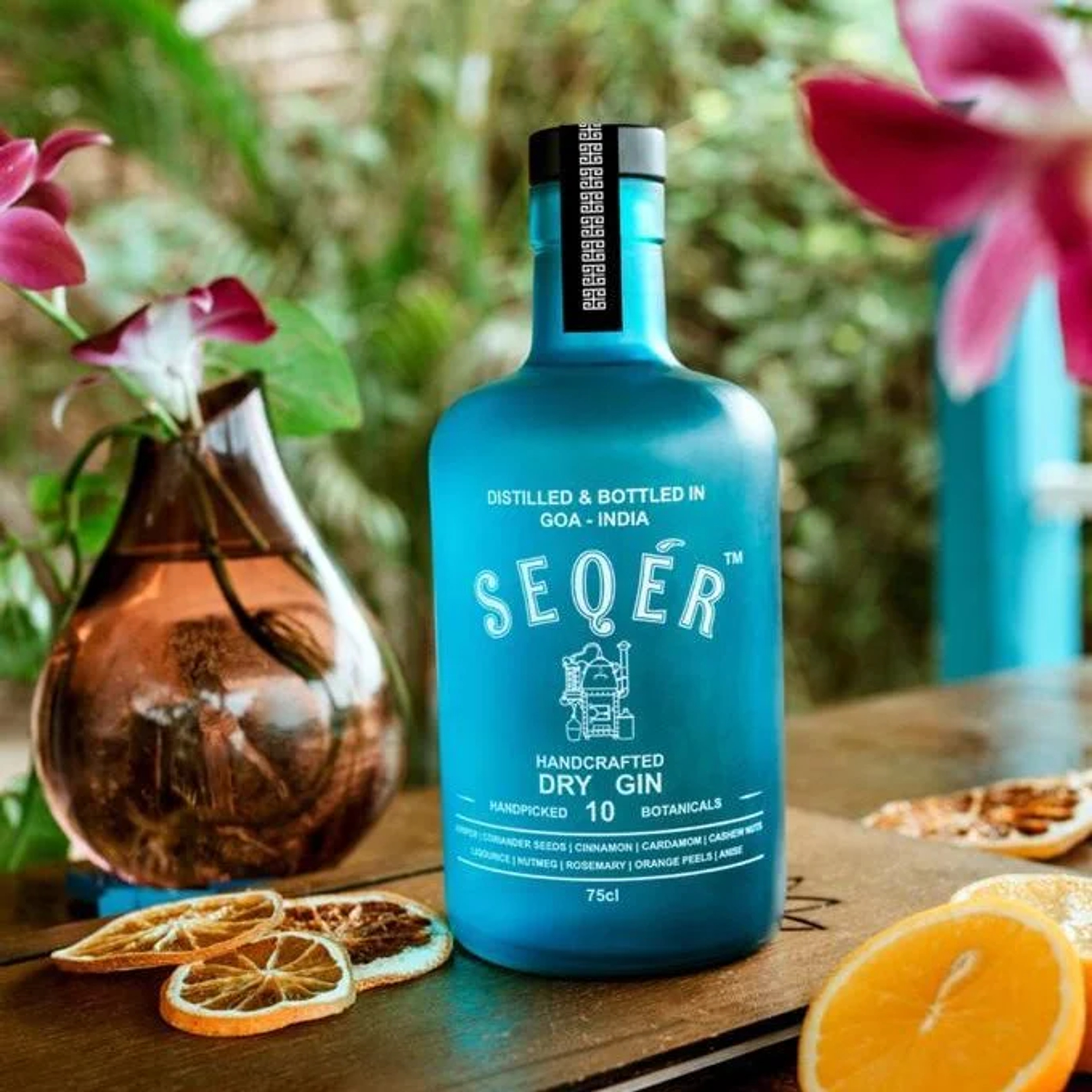 Seqer Handcrafted Dry Gin 750ml price in Thane