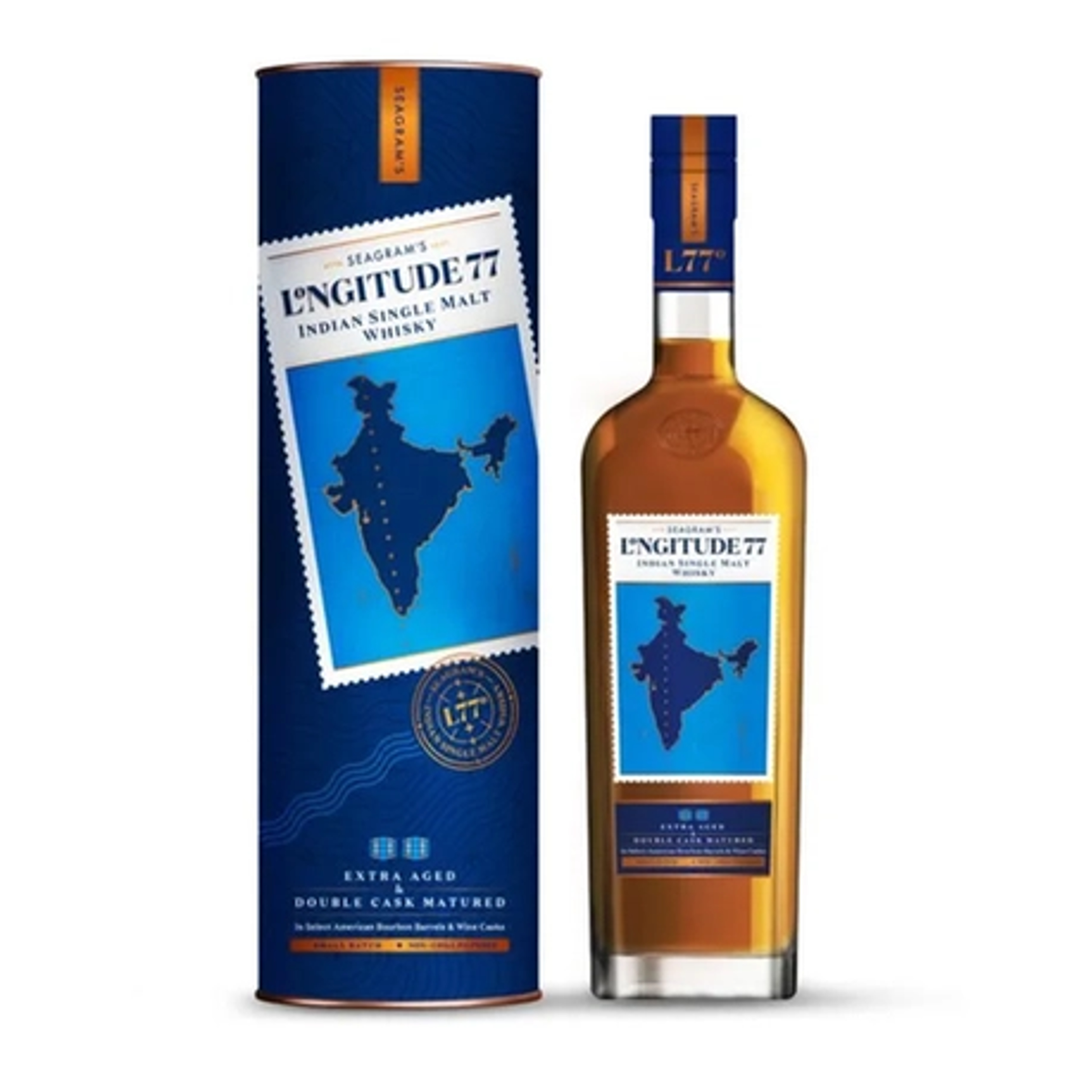 Longitude 77 Indian Single Malt 750ml price in Agra