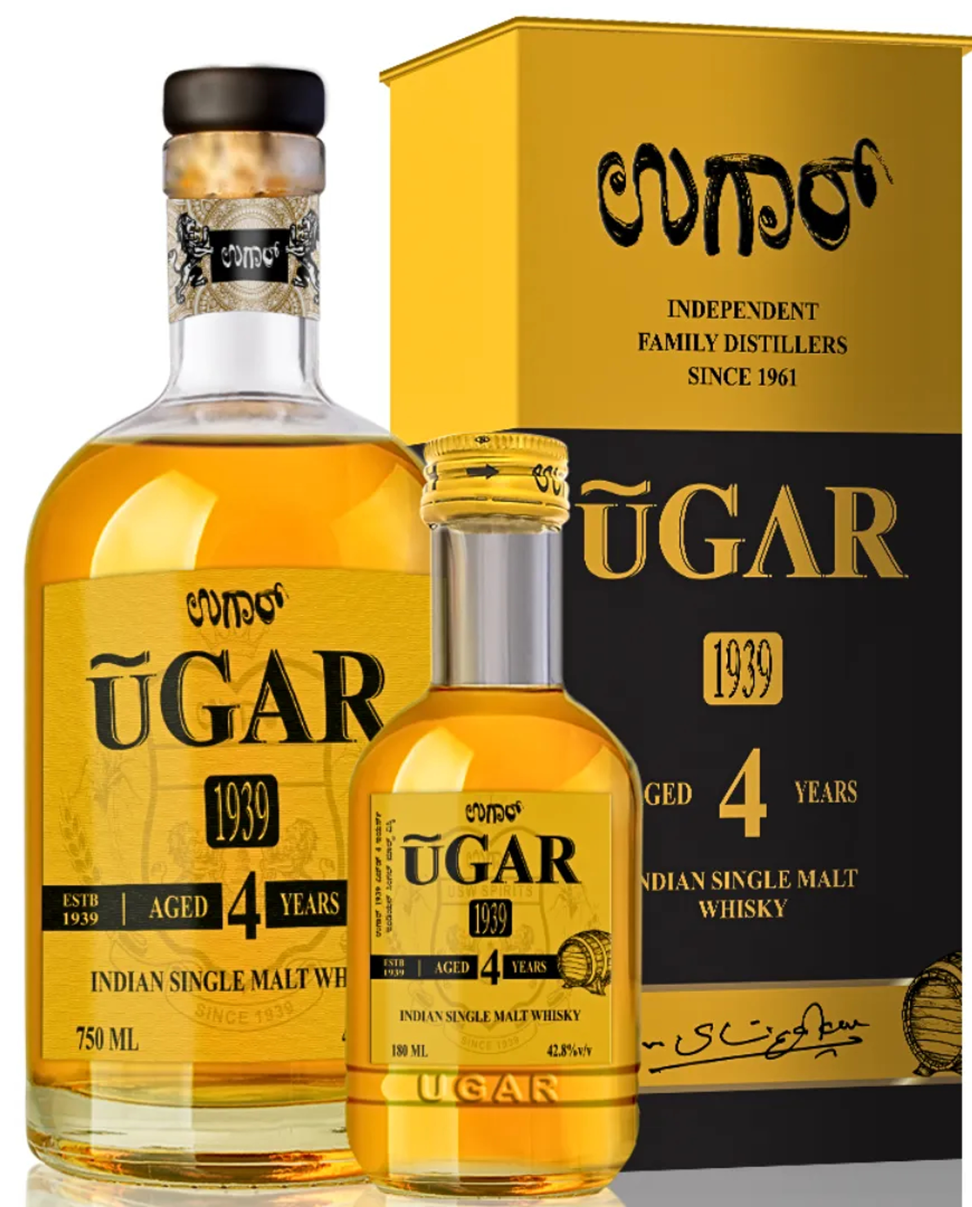 Ugar 4 Years Old Indian Single Malt Whisky price in Jaipur
