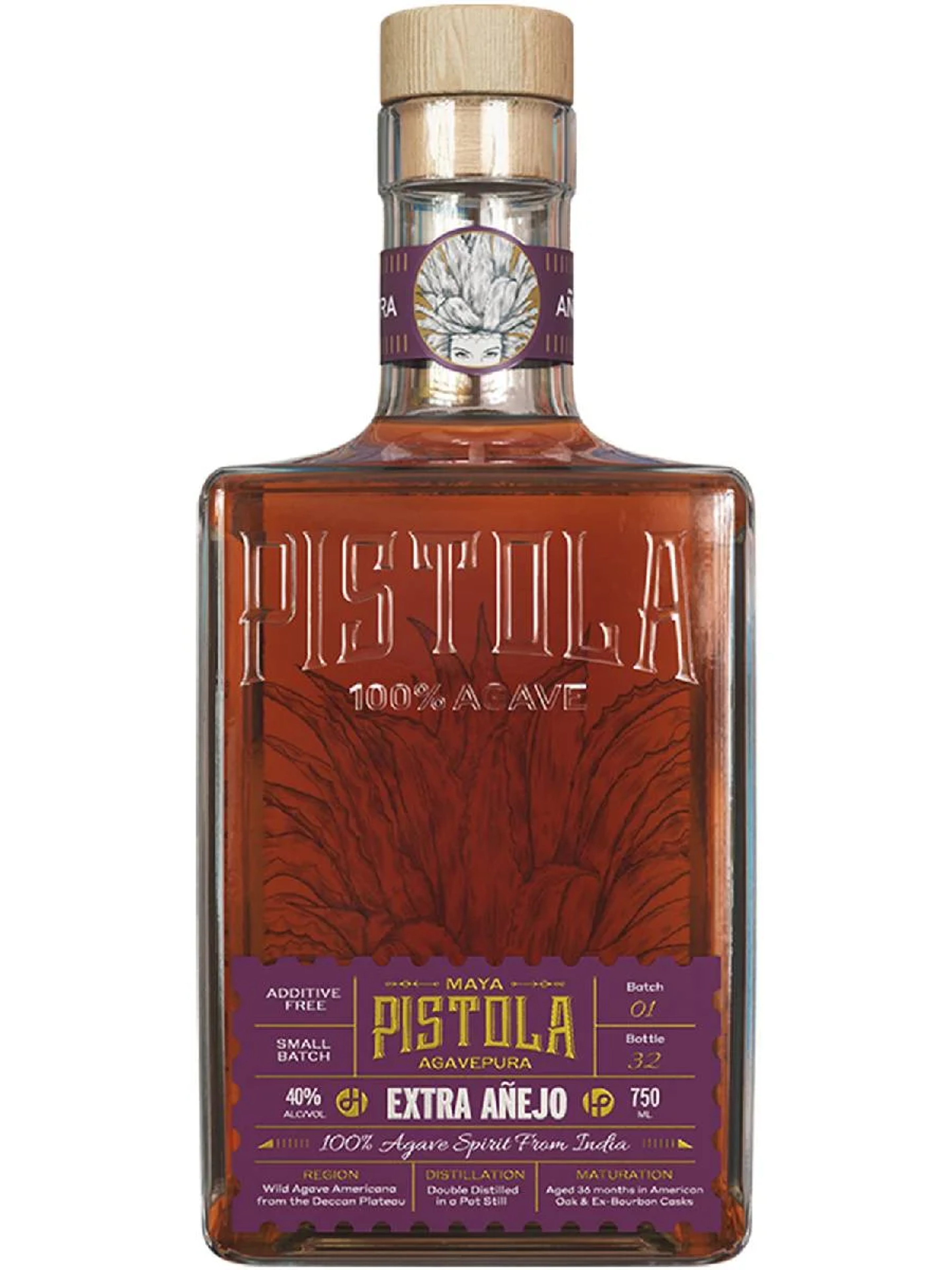 Maya Pistola Extra Anejo 100% Agave price in Noida