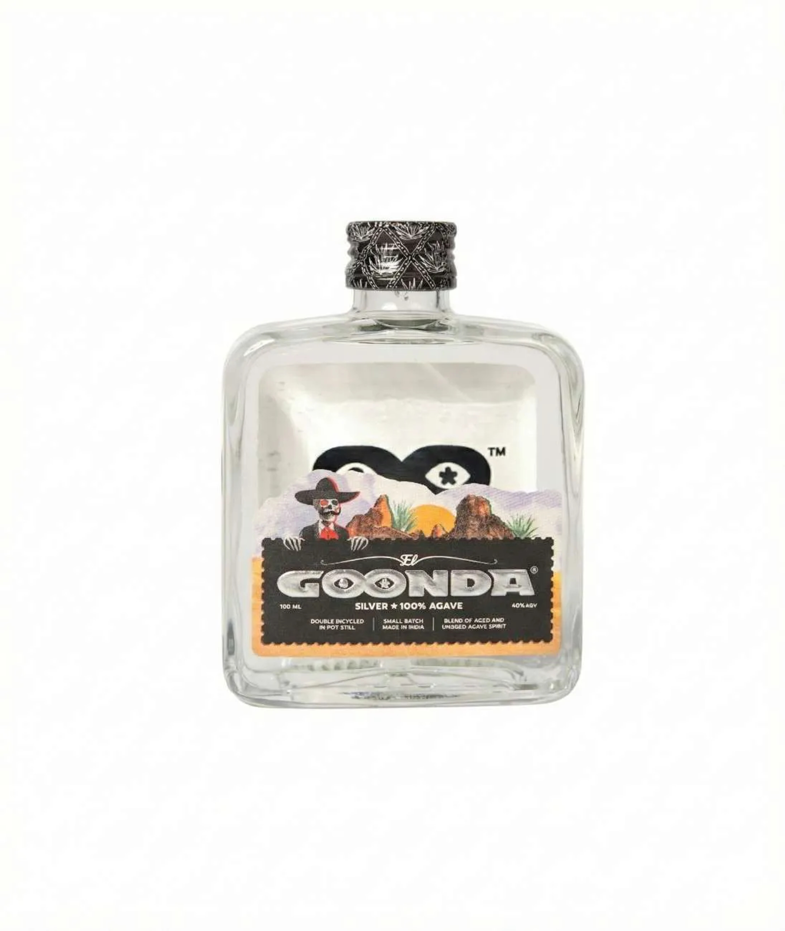 El Goonda 100% Agave Spirit - Silver 180ml price in Indore