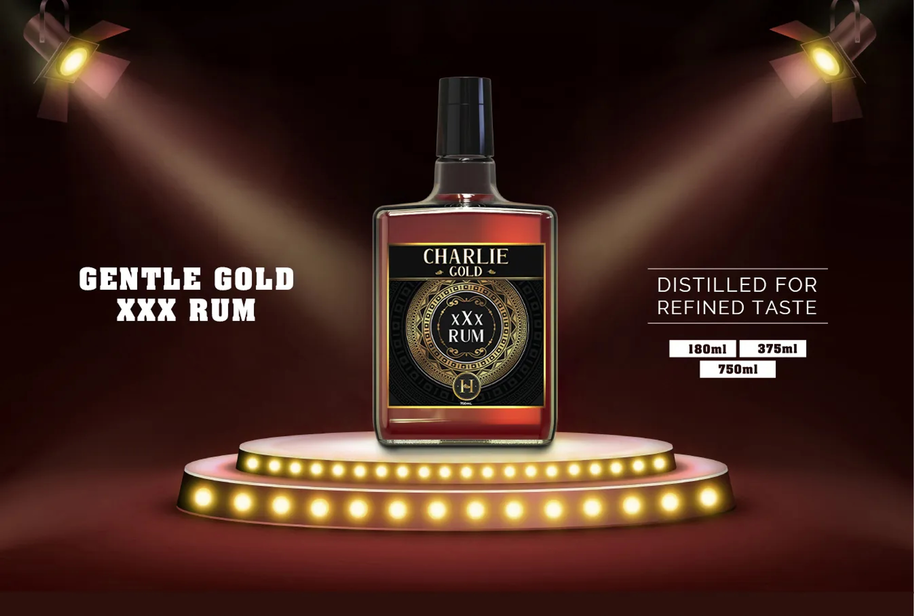 Charlie's Aged Xxx Rum price in Noida